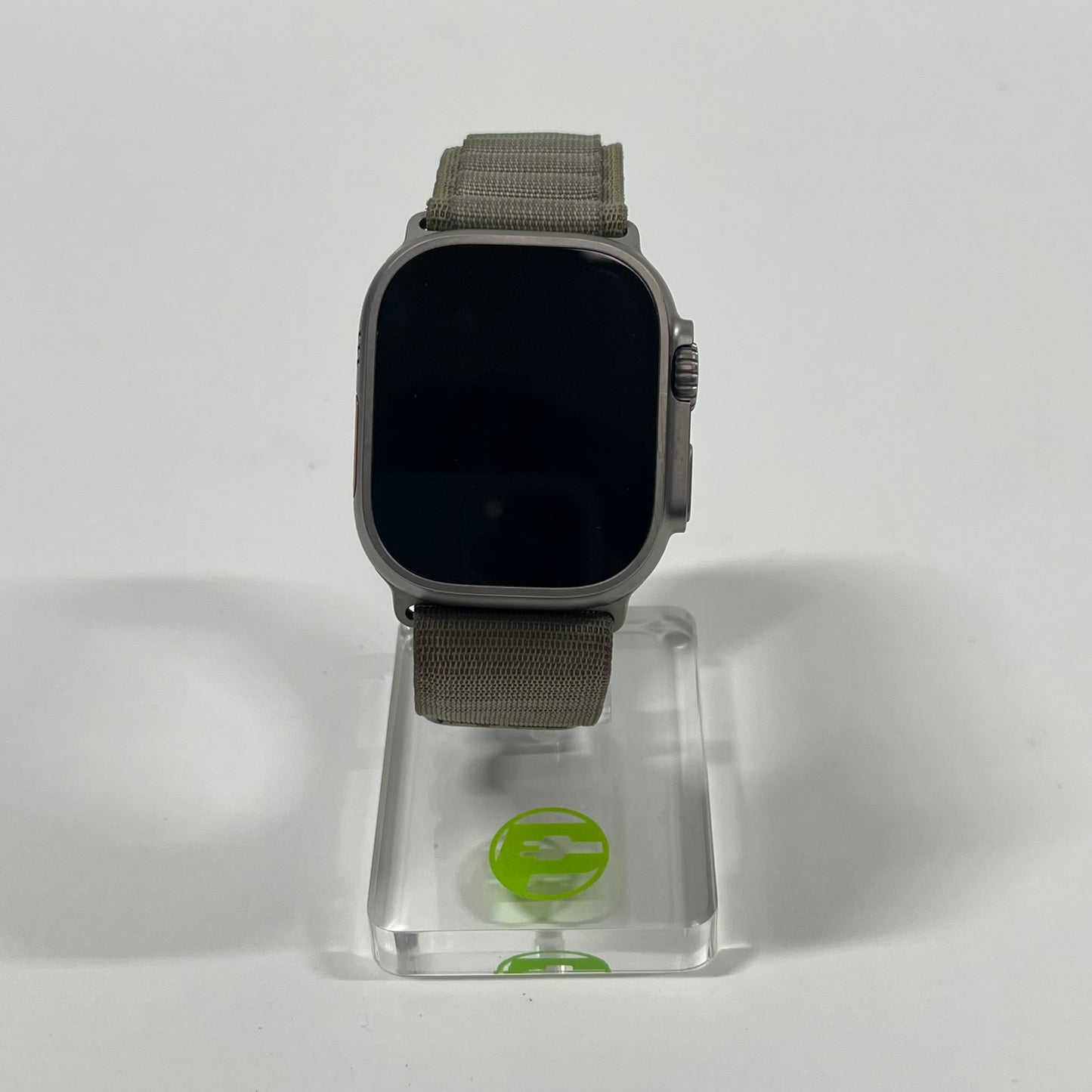 Unlocked Apple Watch Ultra 2 49MM Black Titanium Beige Nylon Band MREY3LW/A
