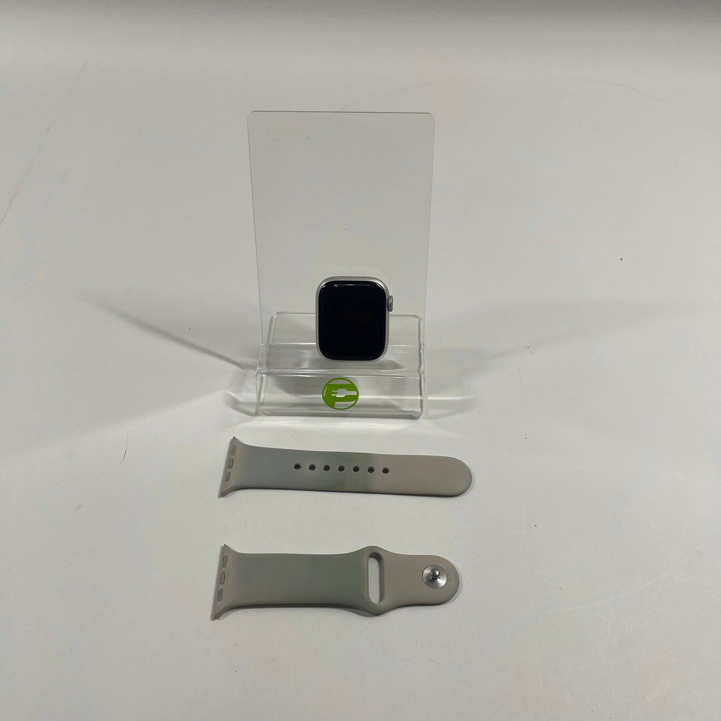 Broken Unlocked Apple Watch Series 7 41MM Aluminum Beige A2475 Bad Battery