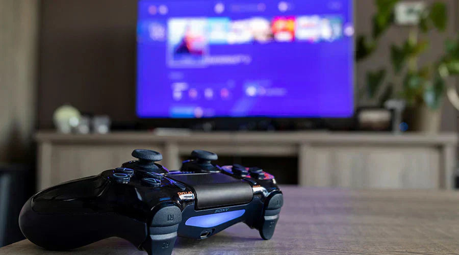 Video game consoles displayed at PayMore Kennesaw