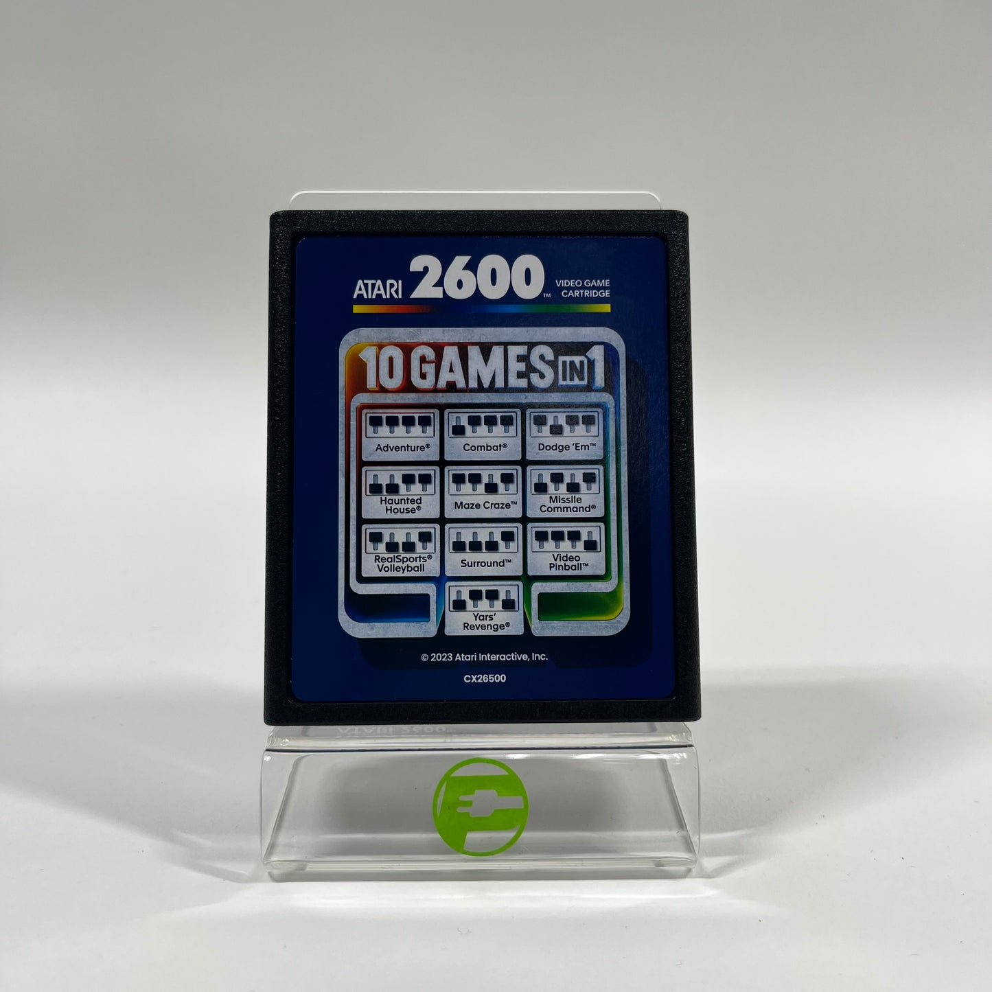 10 Games in 1 Cartridge (Atari 2600, 2023) Cartridge Only
