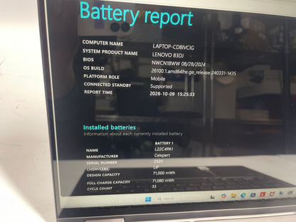 Lenovo Yoga 7 2-in-1 83DJ0001US 14" Core Ultra 5 125U 1.3GHz 16GB RAM 512GB SSD