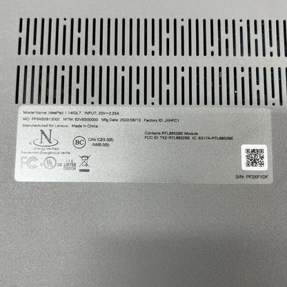 Lenovo IdeaPad 1i 14IGL7 14" Celeron N4020 1.1GHz 4GB RAM 64GB SSD