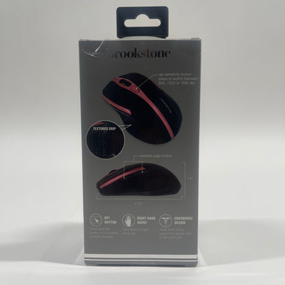 New Brookstone Wireless Ergonomic Mouse Wireless Mouse BRM2020R