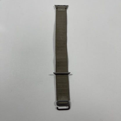 Unlocked Apple Watch Ultra 2 49MM Black Titanium Beige Nylon Band MREY3LW/A