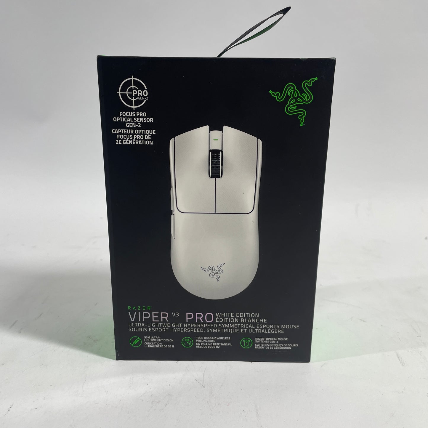 New Razer Viper v3 Pro MR0089 Wireless Wireless Mouse White