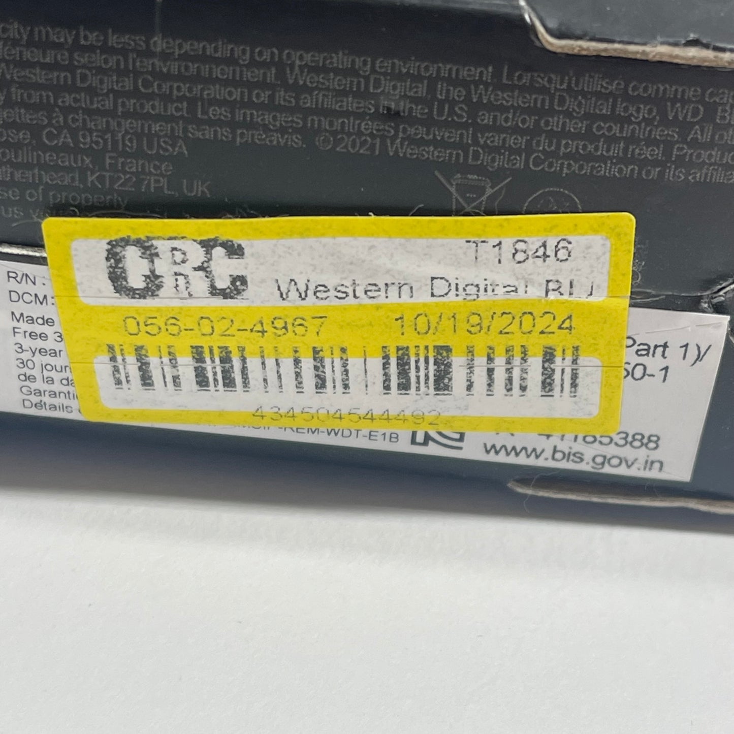 Western Digital WD External BLACK P10 Game Drive 4TB Micro USB-B to USB-A HDD 