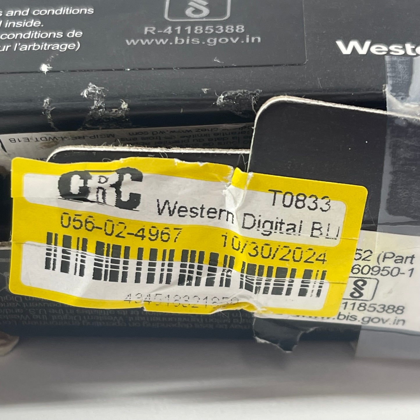 Western Digital WD External BLACK P10 Game Drive 4TB Micro USB-B to USB-A HDD 