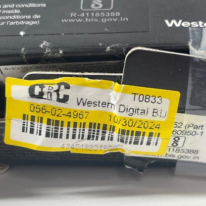 Western Digital WD External BLACK P10 Game Drive 4TB Micro USB-B to USB-A HDD 