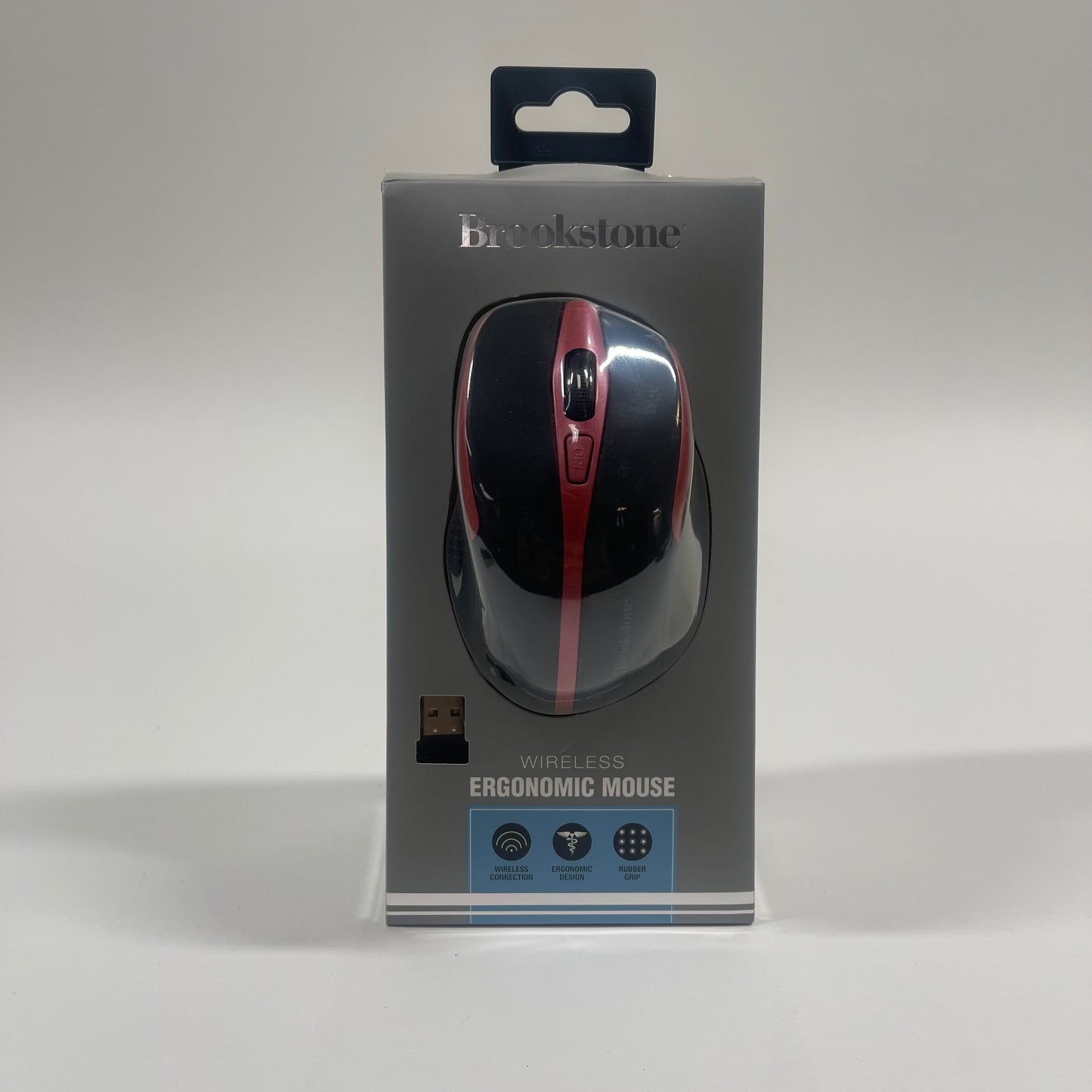 New Brookstone Wireless Ergonomic Mouse Wireless Mouse BRM2020R