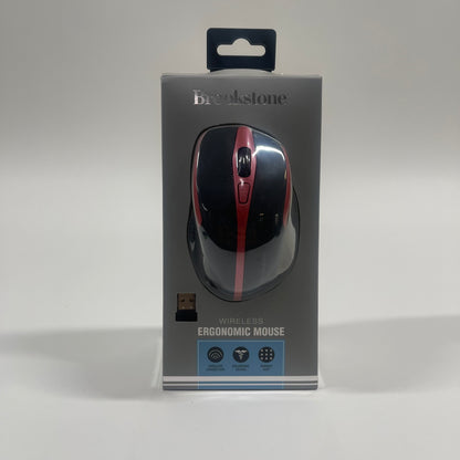 New Brookstone Wireless Ergonomic Mouse Wireless Mouse BRM2020R