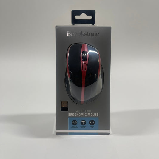 New Brookstone Wireless Ergonomic Mouse Wireless Mouse BRM2020R