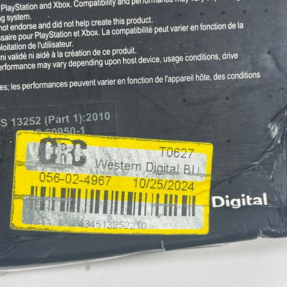 Western Digital WD External BLACK P10 Game Drive 4TB Micro USB-B to USB-A HDD 