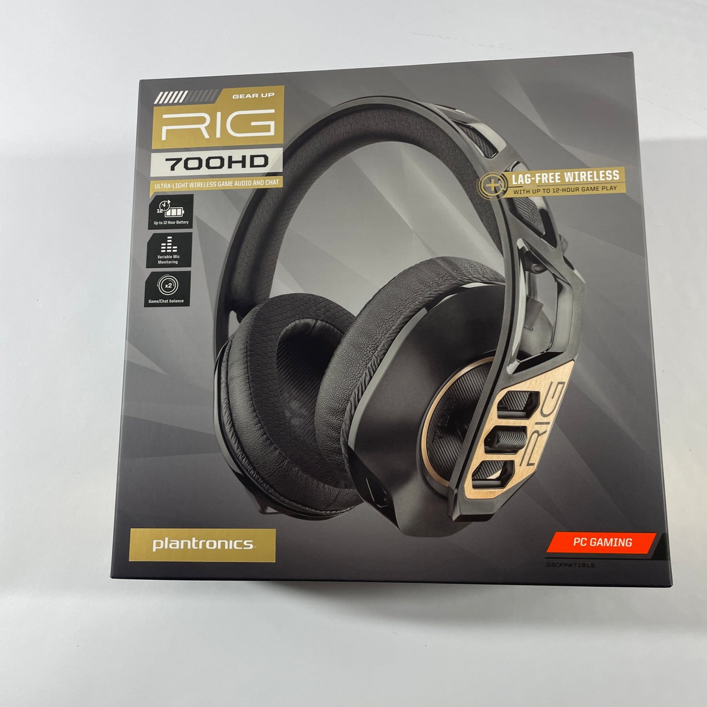 New Other RIG 700HD Wireless Over-Ear Bluetooth Headphones Black 211233-01