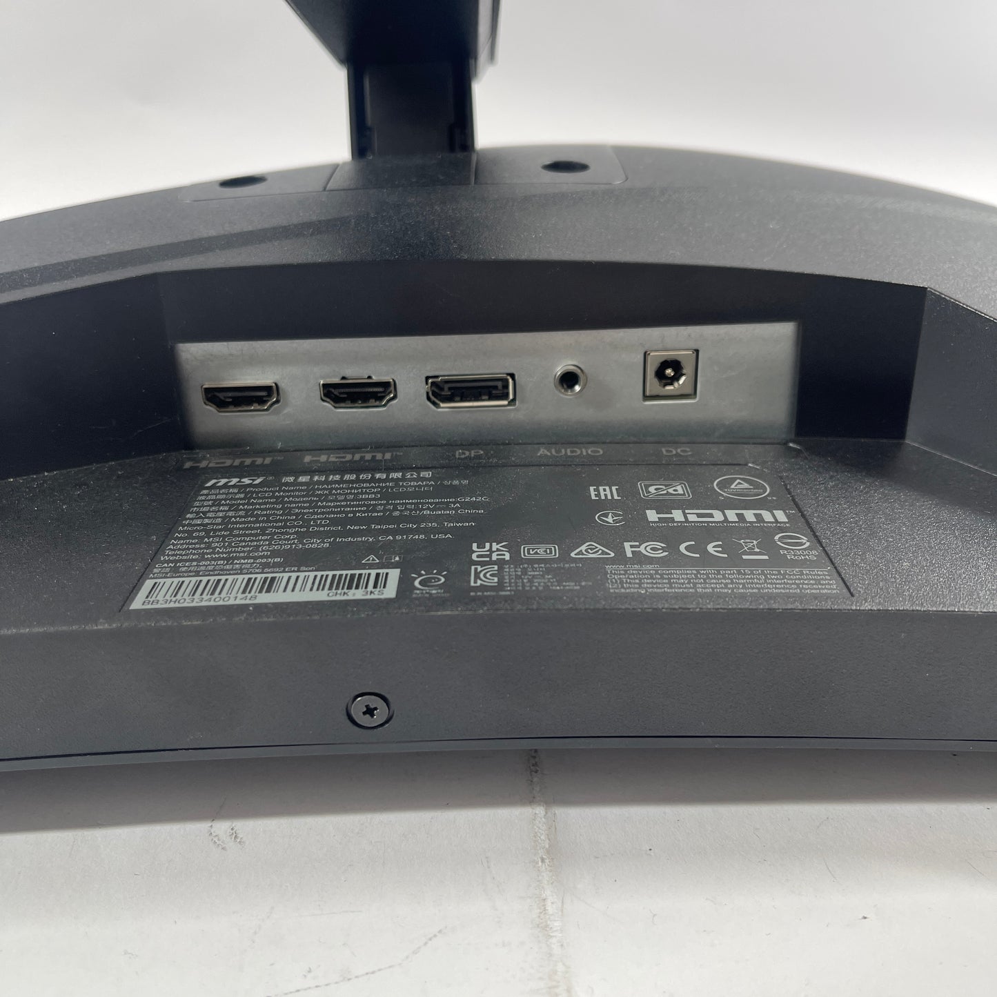 MSI 22" 3BB3 LED TN 60Hz Business Monitor