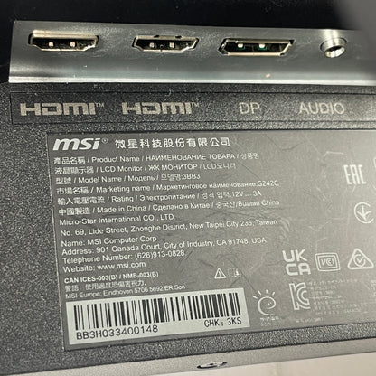 MSI 22" 3BB3 LED TN 60Hz Business Monitor
