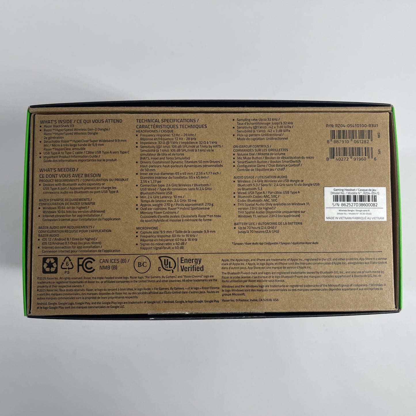 Razer Blackshark V3 Black