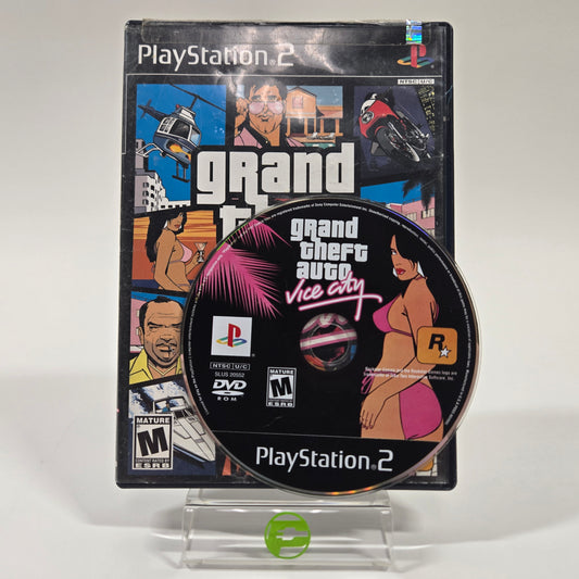 Grand Theft Auto Vice City (Sony PlayStation 2 PS2, 2002) [Scuffed Disc]